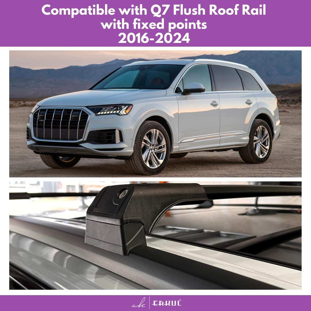 ERKUL Roof Rack Crossbars For NISSAN LEAF 2011-2017