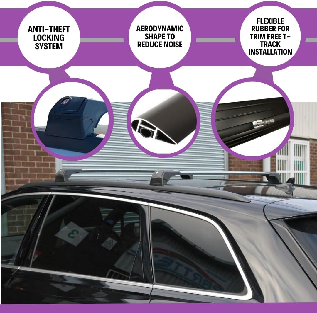 ERKUL Roof Rack Crossbars For NISSAN LEAF 2011-2017