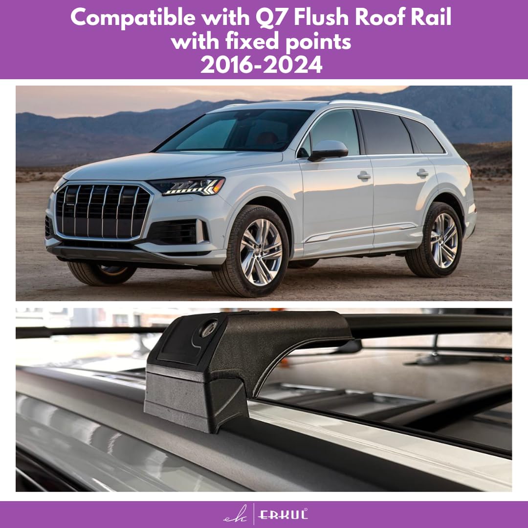 ERKUL Roof Rack Crossbars For NISSAN LEAF 2011-2017