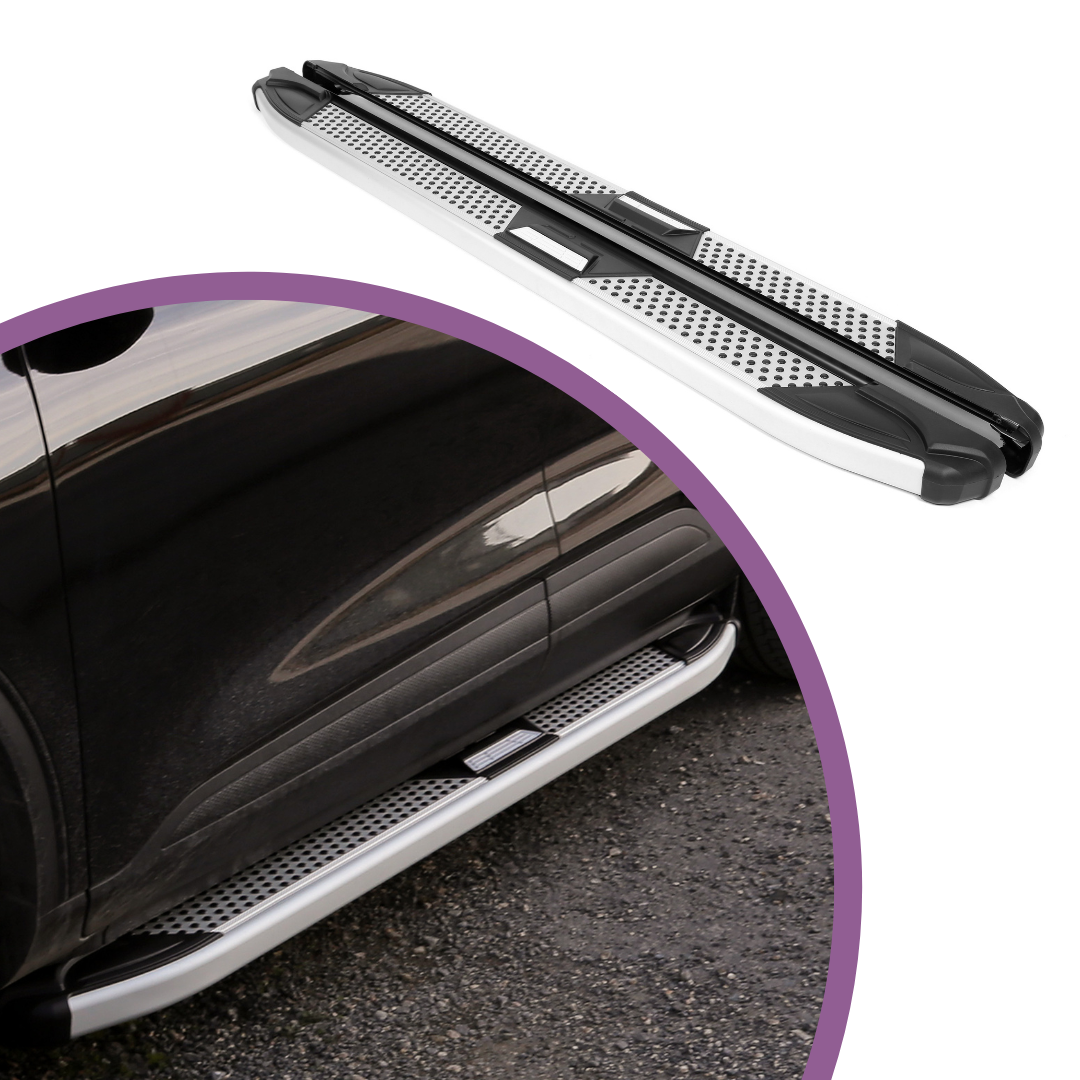 5.2" Running Boards for Chevy Silverado 2019-2026 1500 Crew Cab, 20-24 2500HD 3500HD
