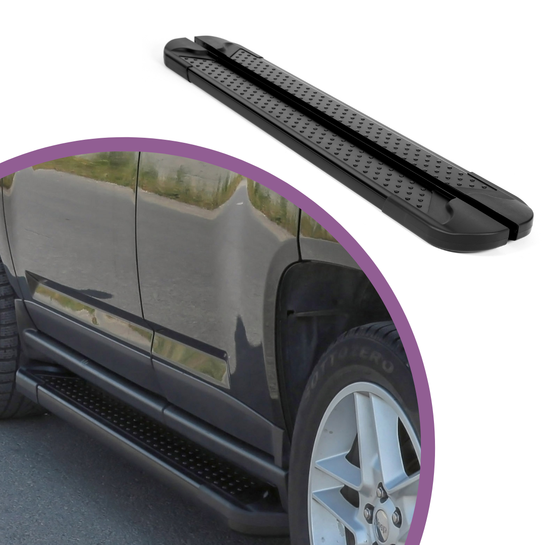 5.2" Running Boards for Chevy Silverado 2019-2026 1500 Crew Cab, 20-24 2500HD 3500HD