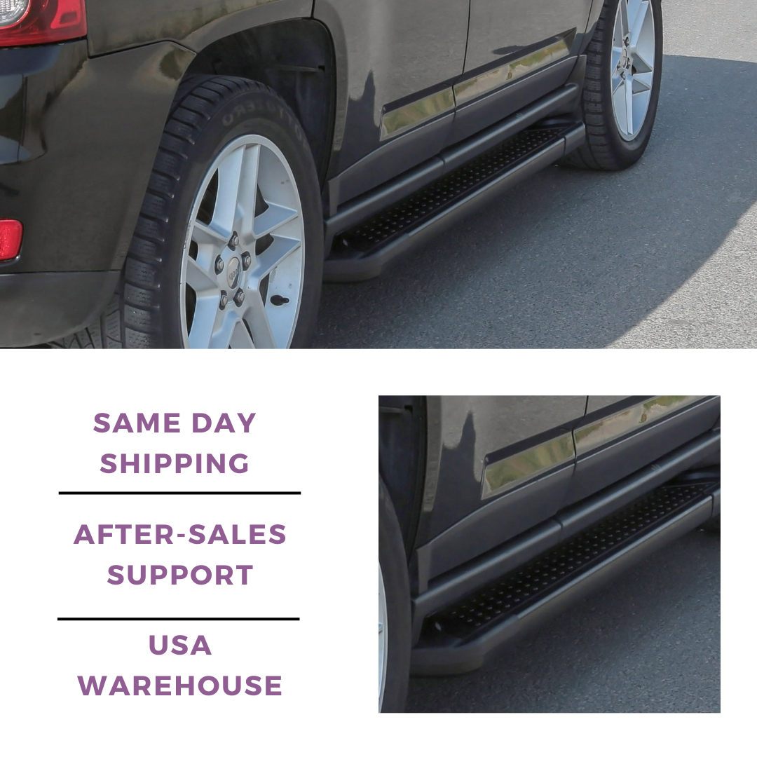 5.2" Running Boards for Chevy Silverado 2019-2026 1500 Crew Cab, 20-24 2500HD 3500HD