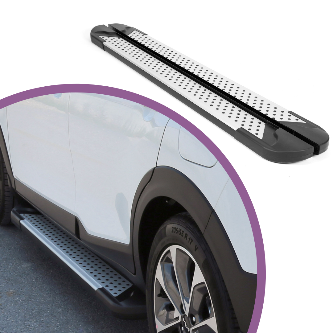 Erkul 5.2" Running Boards for Porsche Cayenne 2003-2010 - 350 lb - Black