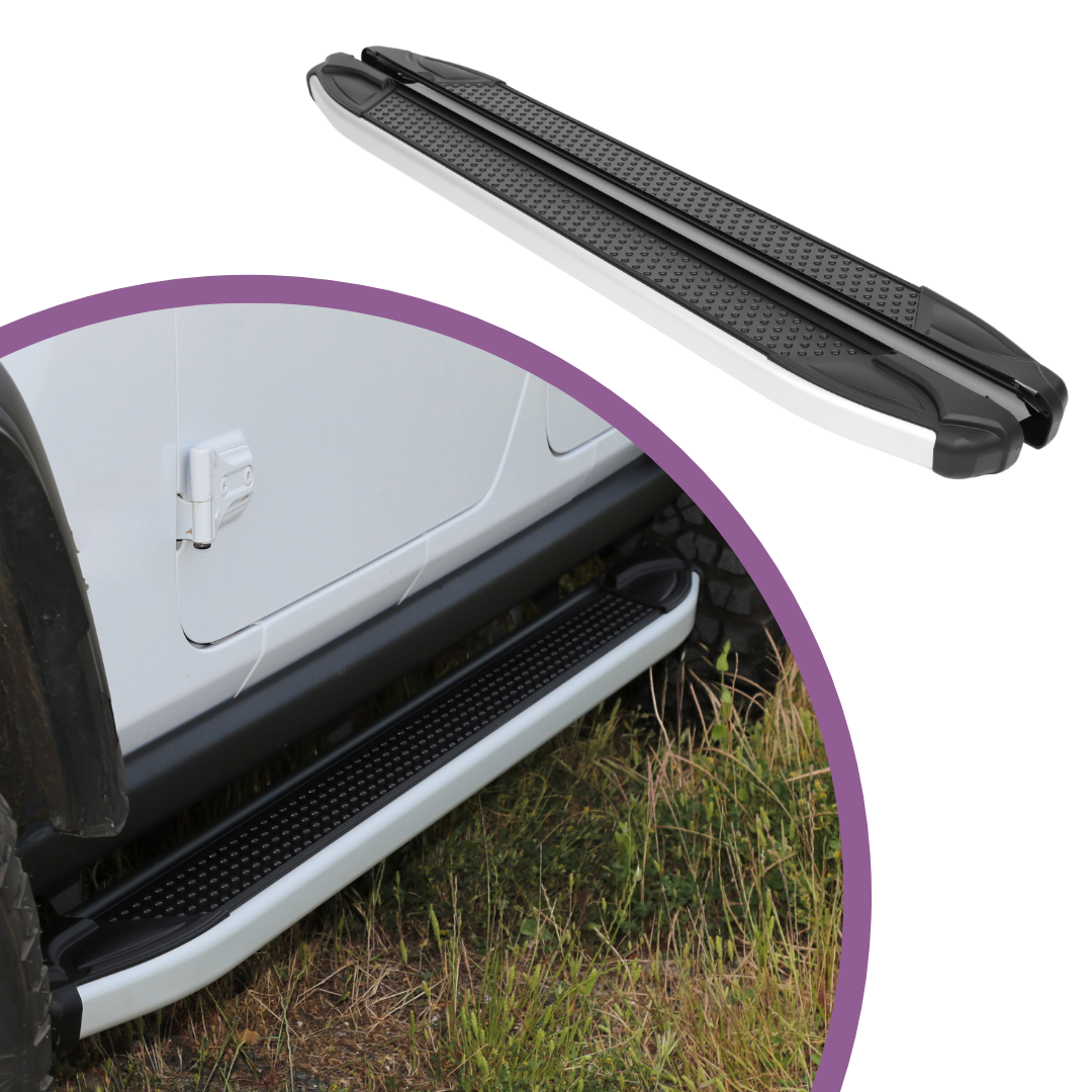 Erkul 5.2" Running Boards for Porsche Cayenne 2003-2010 - 350 lb - Black