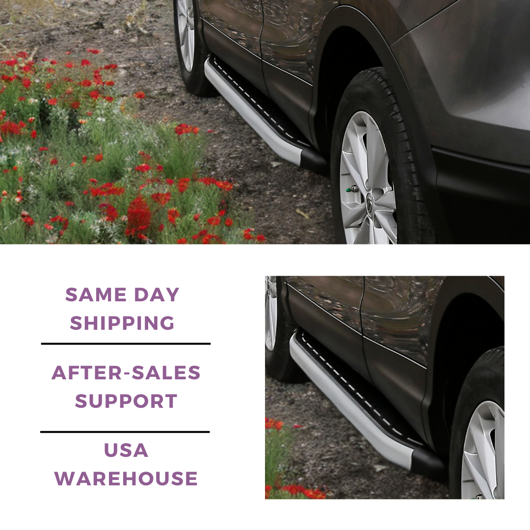 Erkul 5.2" Running Boards for Porsche Cayenne 2003-2010 - 350 lb - Black