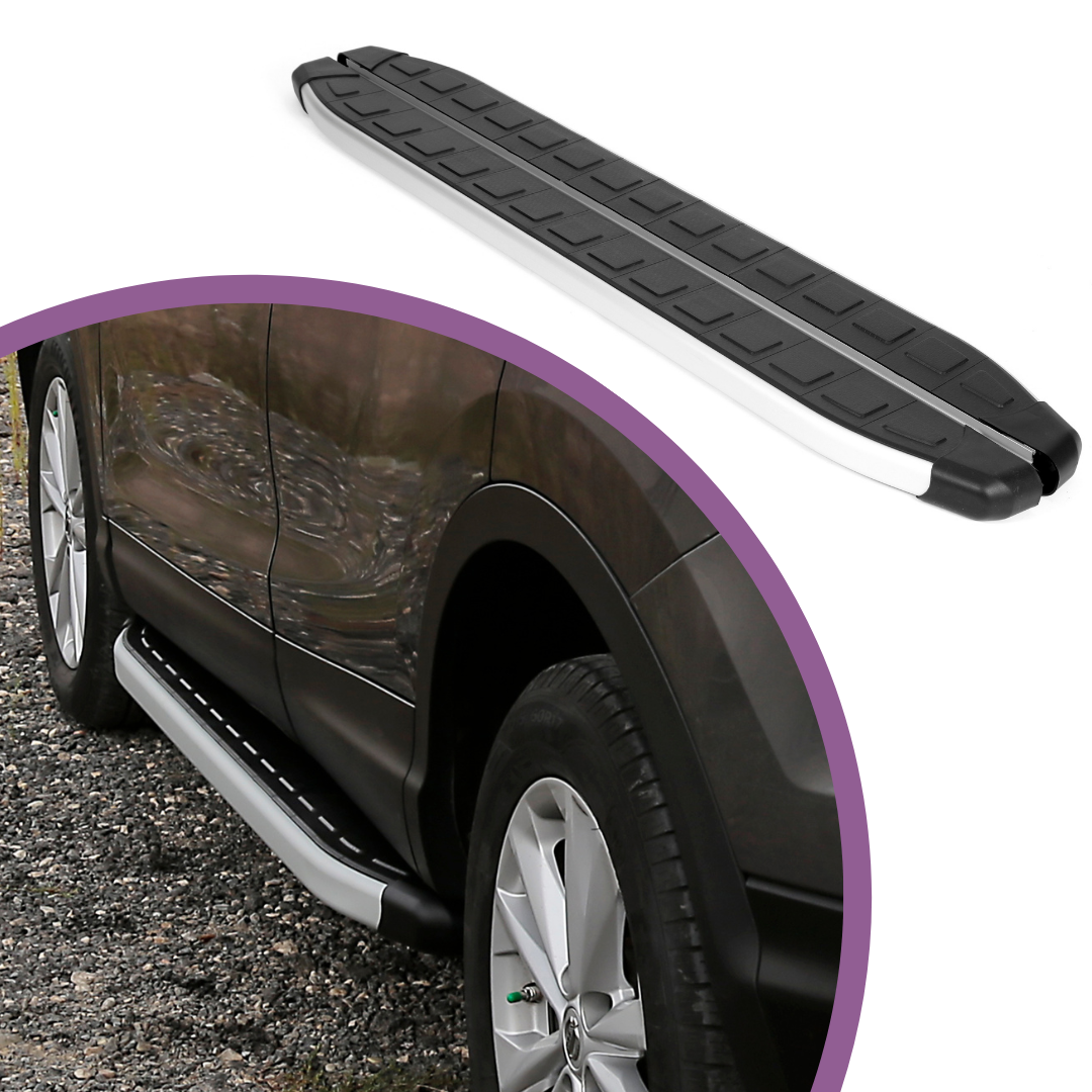 Erkul 5.2" Running Boards for Porsche Cayenne 2003-2010 - 350 lb - Black