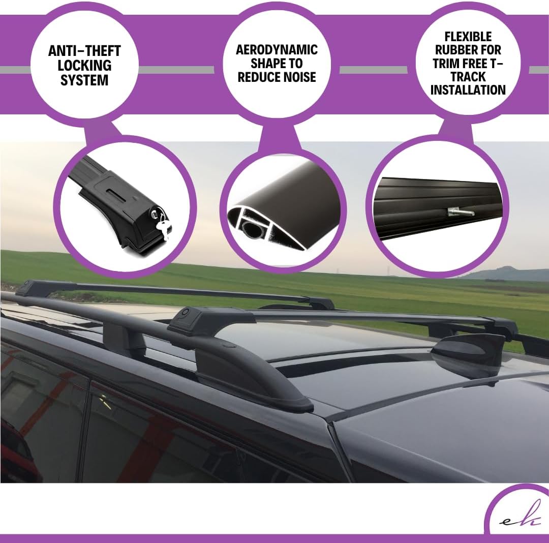 ERKUL Roof Rack Crossbars For JEEP RENEGADE 2015-2023