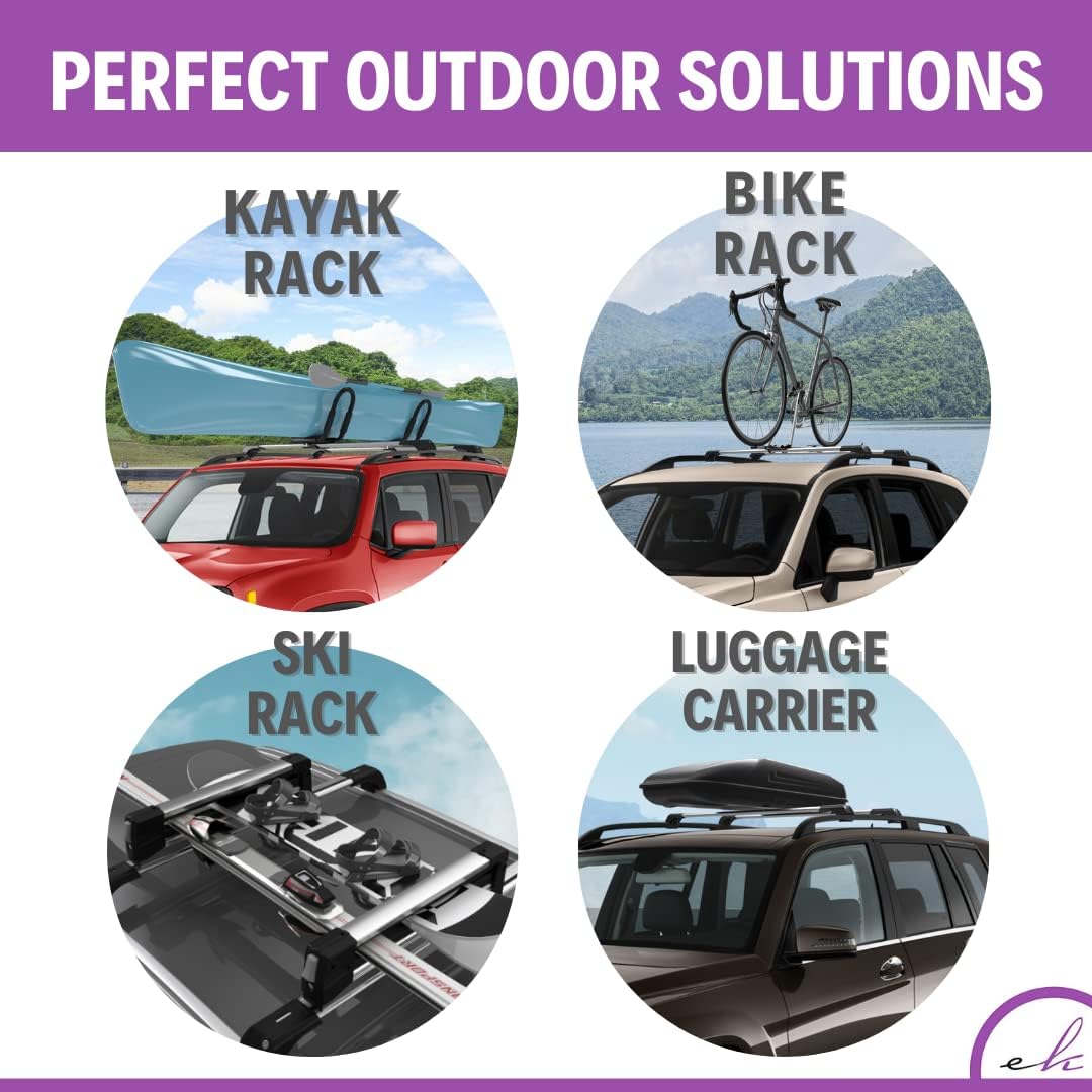 ERKUL Roof Rack Crossbars For PORSCHE CAYENNE 2003-2010