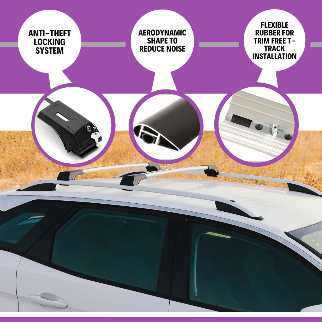 ERKUL Roof Rack Crossbars For JEEP RENEGADE 2015-2023