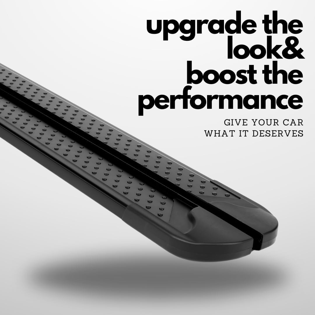 5.2" Running Boards for GMC Sierra 2019-2025 1500 Crew Cab, 2020-2025 2500HD 3500HD - Silver
