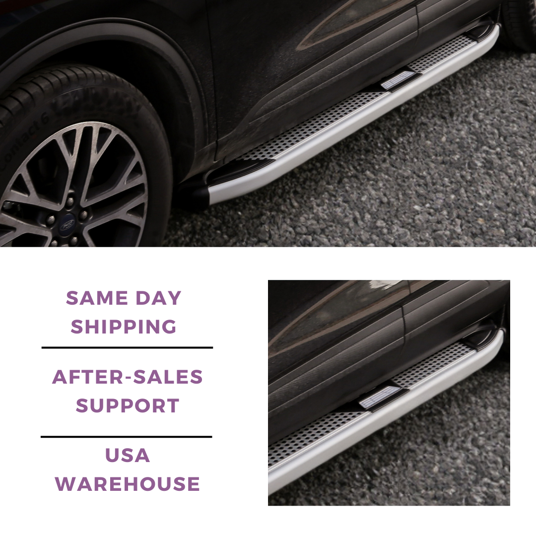 Erkul 5.2" Running Boards for Porsche Cayenne 2003-2010 - 350 lb - Black